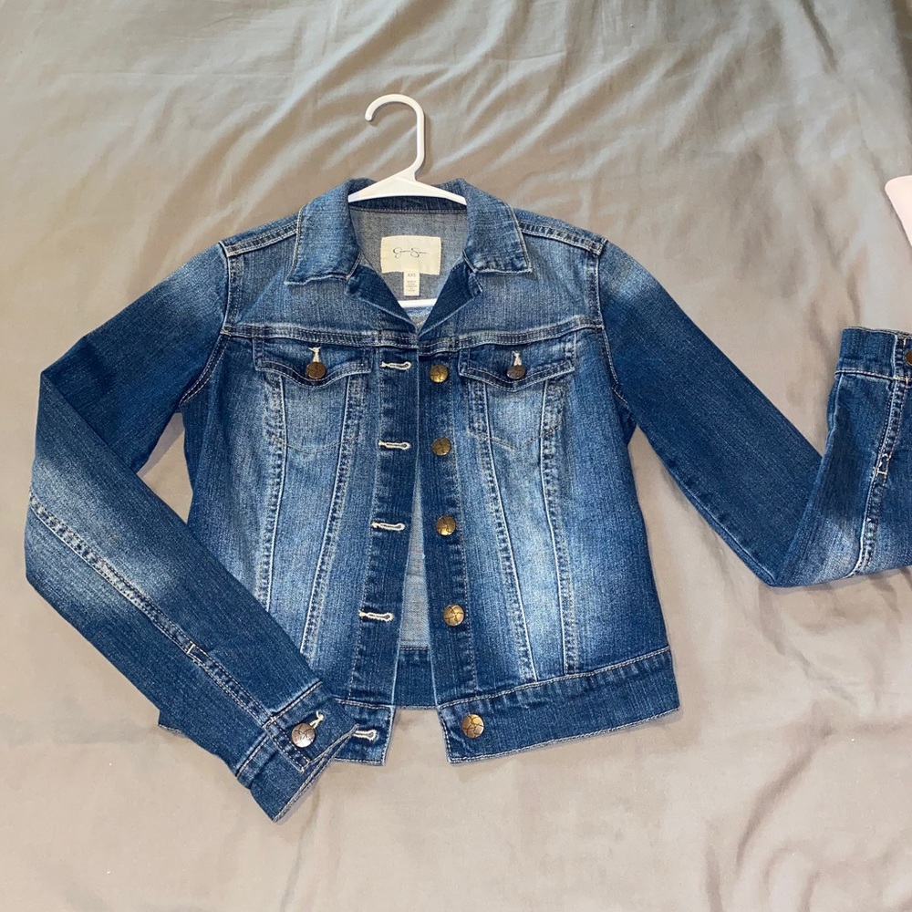 Dark wash jean jacket